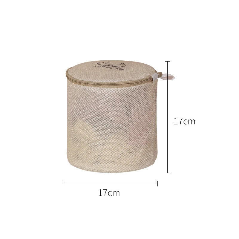 Mesh Laundry Bag Embroidery Letter Washing Bags for Washing Machines Dirty Clothes Storage Basket Bra Organizer Anti-Deformation