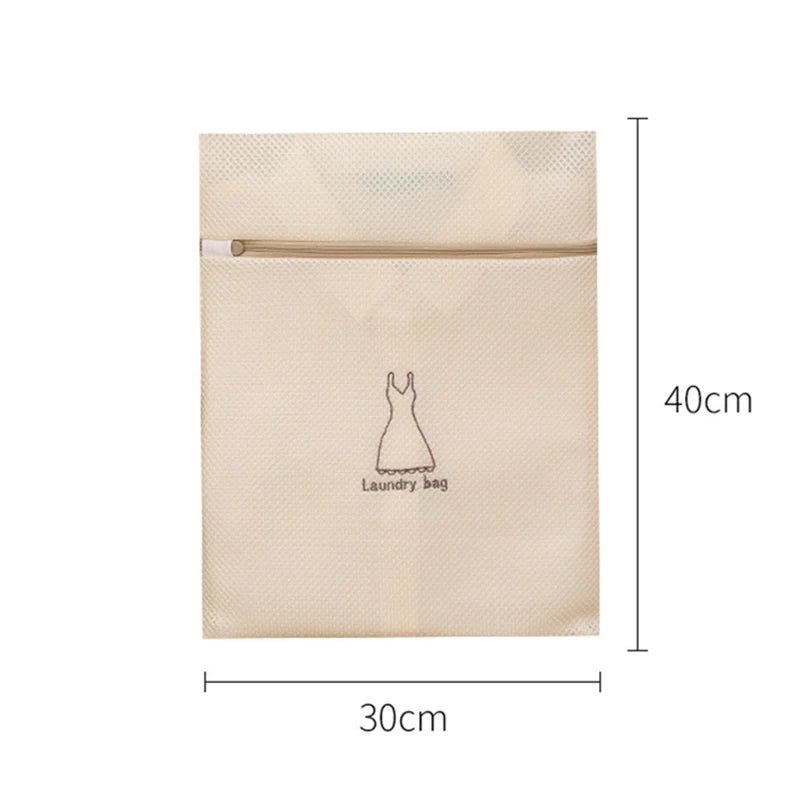 Mesh Laundry Bag Embroidery Letter Washing Bags for Washing Machines Dirty Clothes Storage Basket Bra Organizer Anti-Deformation