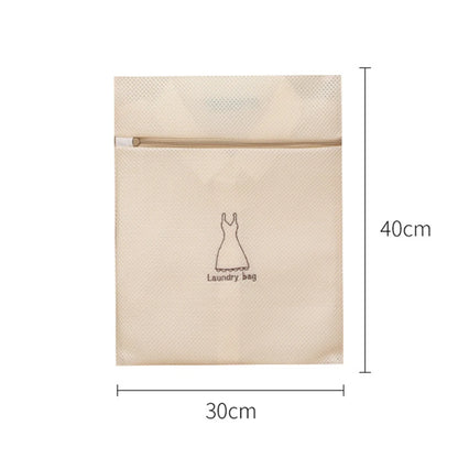 Mesh Laundry Bag Embroidery Letter Washing Bags for Washing Machines Dirty Clothes Storage Basket Bra Organizer Anti-Deformation