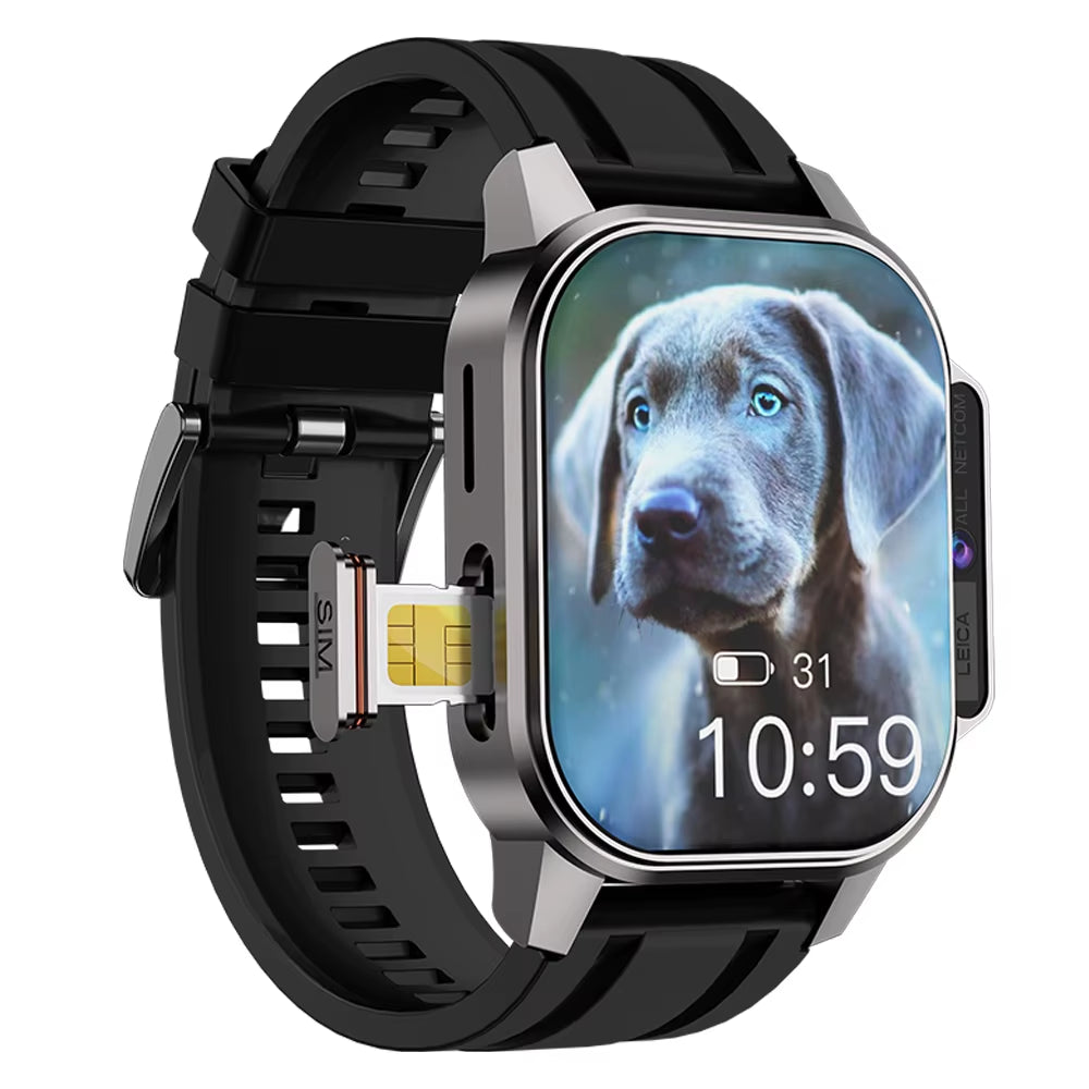 2025 B22 Smartwatch 2.13Inch Amoled Video Call Waterproof Smartwatch for Men Android Smart Watch 4G with Sim Card Smart Watch