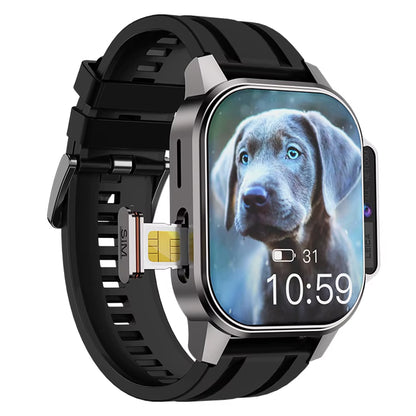 2025 B22 Smartwatch 2.13Inch Amoled Video Call Waterproof Smartwatch for Men Android Smart Watch 4G with Sim Card Smart Watch